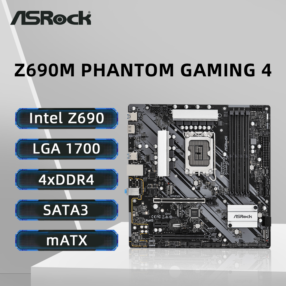 X870E Atx Motherboard - Płyta główna ASRock Z690M PHANTOM GAMING