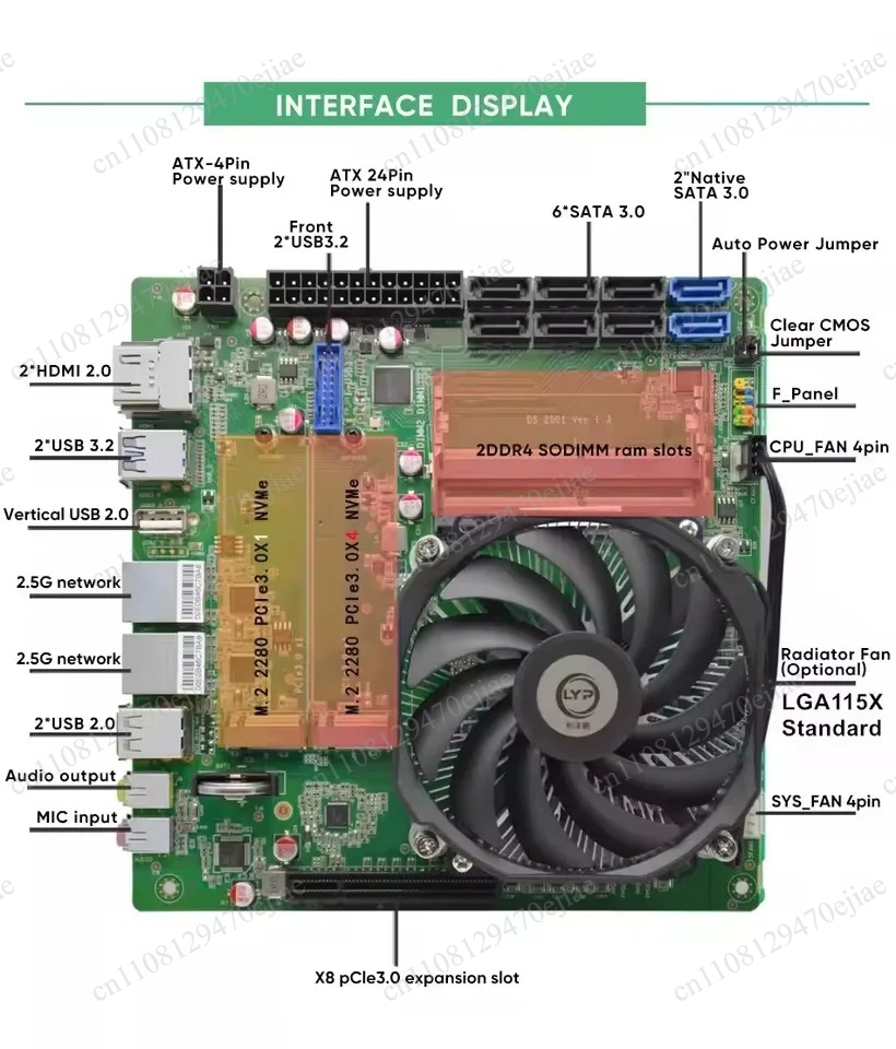 Płyta główna Topton AMD Ryzen  – Mini Itx Dual 2.5G Nas Motherboard recenzja i cena