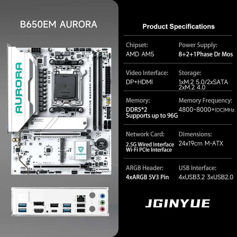 Płyty główne Gaming B650 MATX  – Am5 Micro Atx Pcie 5.0 Motherboard recenzja i cena