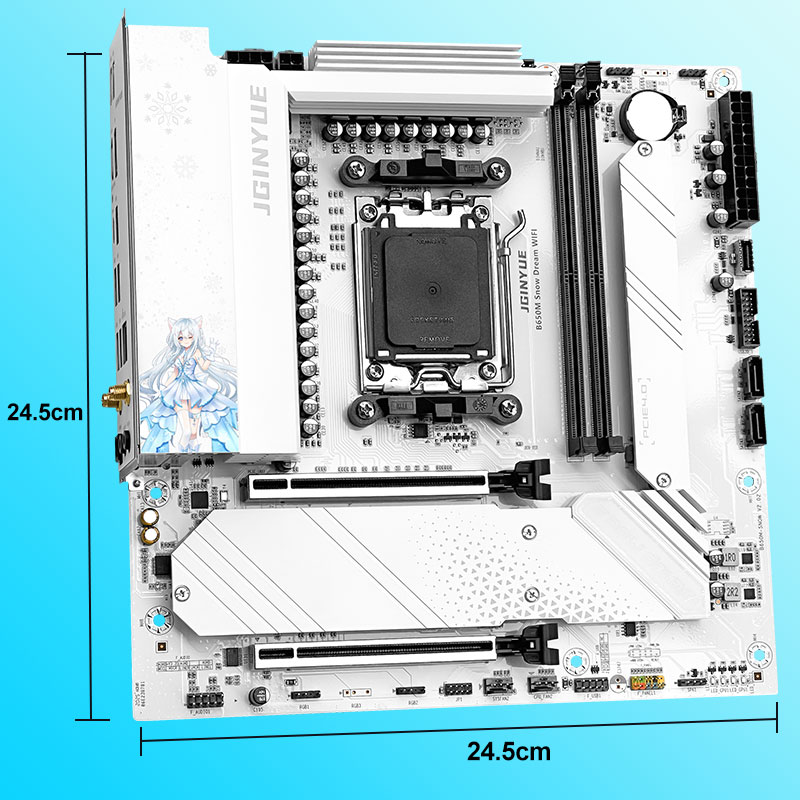 Płyta główna JGINYUE B650M Sno – Am5 Micro Atx Pcie 5.0 Motherboard recenzja i cena