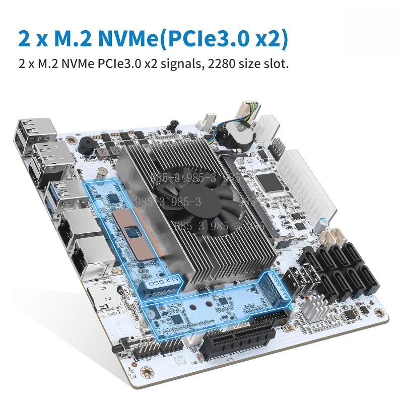 Biała płyta główna Mini-ITX M1 – Mini Itx Dual 2.5G Nas Motherboard recenzja i cena