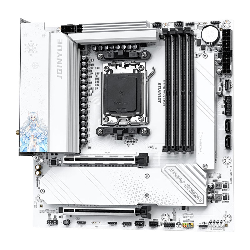 Płyta główna JGINYUE B650E Sno – Am5 Micro Atx Pcie 5.0 Motherboard recenzja i cena